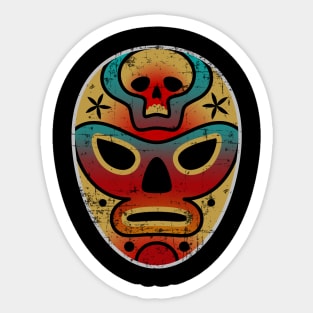 Luchador - Wrestling - Grunge design Sticker